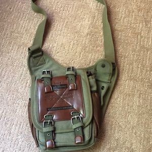 Olive Green cross body bag